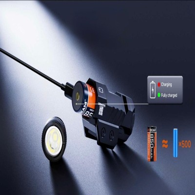 Acebeam G10 Ray Üstü Silah Feneri | 600 Lumen, Glock & Picatinny Uyumlu