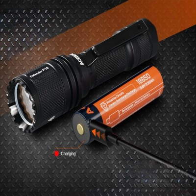 Acebeam Defender P16 1800 Lümen Taktik LED El Feneri – Uzun Menzilli, USB-C Bataryalı