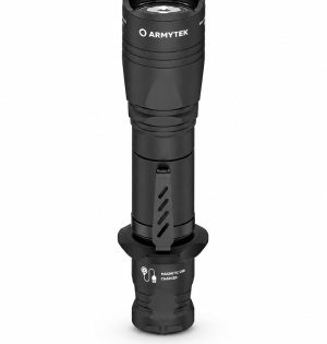 Armytek Dobermann Pro ( White Light ) Taktik El Feneri- Siyah