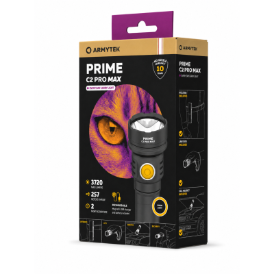 Armytek Prime C2 Pro Max ( Warm Light ) Profesyonel Şarjlı EDC El Feneri