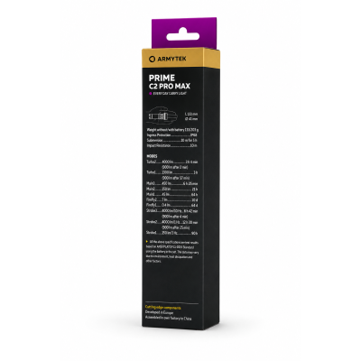 Armytek Prime C2 Pro Max ( White Light ) Profesyonel Şarjlı EDC El Feneri