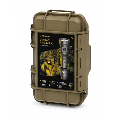 Armytek Viking Pro Max ( White Light )  El Feneri - Siyah