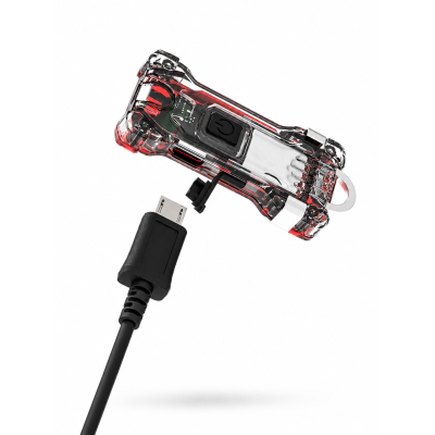 Armytek  Zippy ES WR EDC Mini El Feneri | Şarjlı Anahtarlık Feneri | 120 Lümen | Beyaz + Kırmızı LED | Red Rubby