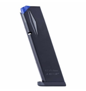 Mec-Gar CZ 75 9 mm 17’li Şarjör – Mavi Gerdelli Çelik CZ75 Şarjör