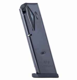 Mec-Gar Beretta M9 9 mm Şarjör – 92FS Uyumlu 15’li Çelik Şarjör