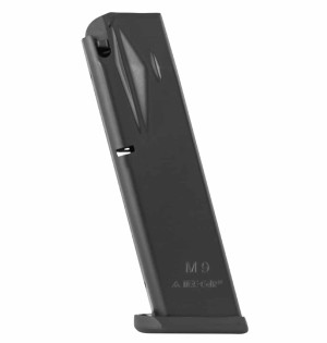 Mec-Gar Beretta M9 9 mm Şarjör – 92FS Uyumlu Çelik Şarjör 18 mermi kapasiteli