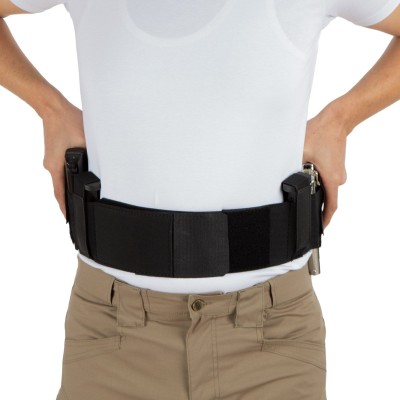 KORSE TABANCA KILIFI-ÇİFT TABANCA KILIFLI ÇİFT ŞARJÖRLÜKLÜ SİYAH