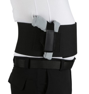 PREMİUM KORSE TABANCA KILIFI PETEK DOKUMA SİYAH 