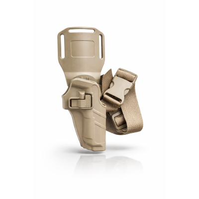Taktik Drop Leg Polimer Tabanca Kılıfı Bej – Uyluk Tipi Kılıf