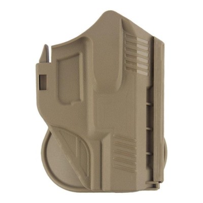 Sarsılmaz Sar 9 Picatinny Ray Kilitli Tabanca Kılıfı Bej – Polimer Paddle Montajlı, Hızlı Erişimli Emniyet Mandallı