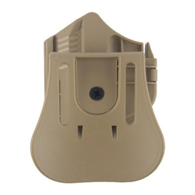 Sarsılmaz Sar 9 Picatinny Ray Kilitli Tabanca Kılıfı Bej – Polimer Paddle Montajlı, Hızlı Erişimli Emniyet Mandallı