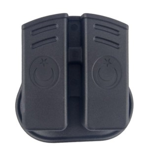 Çiftli Şarjör Kılıfı Siyah - Dayanıklı Polimer Taktik Kılıf