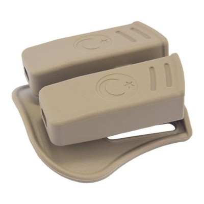 Çiftli Şarjör Kılıfı Bej - Dayanıklı Polimer Taktik Kılıf