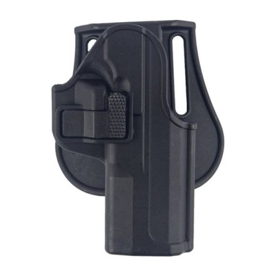 Canik Tp-9 Kilitli Tabanca Kılıfı Siyah – Polimer Paddle Montajlı, Hızlı Erişimli Emniyet Mandallı