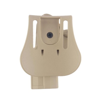 Tisaş Zigana Sport Kilitli Tabanca Kılıfı  Bej – Polimer Paddle Montajlı, Hızlı Erişimli Emniyet Mandallı