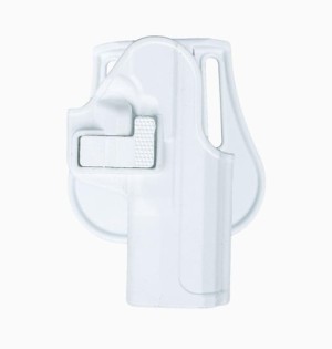 Canik Tp-9 Kilitli Tabanca Kılıfı Beyaz – Polimer Paddle Montajlı, Hızlı Erişimli Emniyet Mandallı 