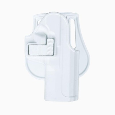 Tisaş Zigana Sport Kilitli Tabanca Kılıfı  Beyaz – Polimer Paddle Montajlı, Hızlı Erişimli Emniyet Mandallı