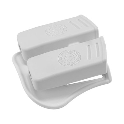 Çiftli Şarjör Kılıfı Beyaz - Dayanıklı Polimer Taktik Kılıf