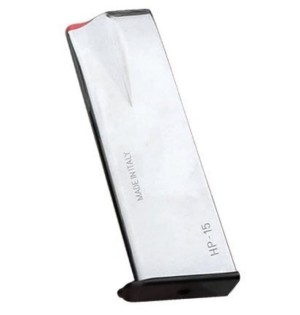 Sabatti Browning HP 9 mm Şarjör – HP Uyumlu Çelik Krom Şarjör