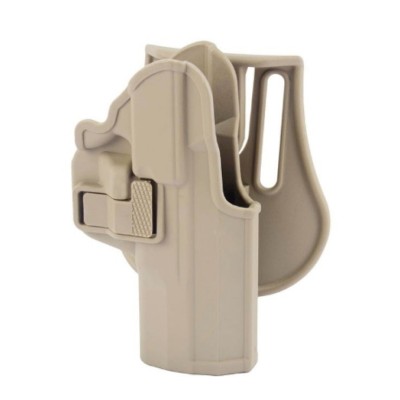 Canik Tp-9 Kilitli Tabanca Kılıfı Bej – Polimer Paddle Montajlı, Hızlı Erişimli Emniyet Mandallı