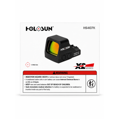 Holosun HS407K Kompakt Tabanca Reddot Nişangâh – 6 MOA Kırmızı Nokta