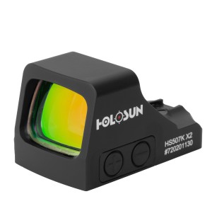 Holosun HS507K Kompakt Red Dot Nişangâh | Çoklu Retikül, Shake Awake, 6 MOA