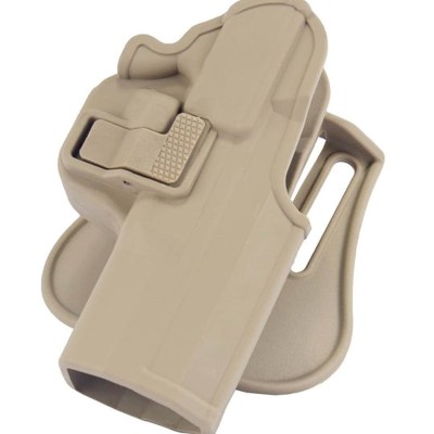 Canik Tp-9 Kilitli Tabanca Kılıfı Bej – Polimer Paddle Montajlı, Hızlı Erişimli Emniyet Mandallı