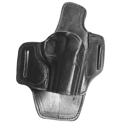 EXPORT Deri OWB Bel Dışı Tabanca Kılıfı | Açık Taşıma Deri Kılıf Siyah