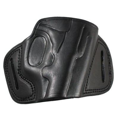 Deri Kelebek OWB Tabanca Kılıfı | Siyah Renk Bel Dışı Taşıma Kılıfı