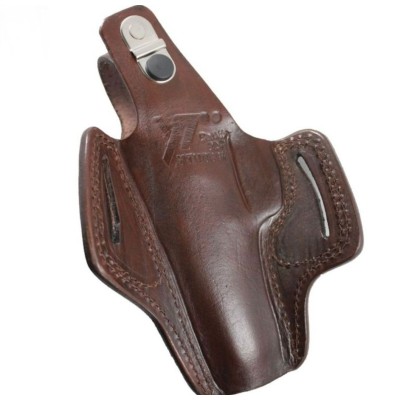Deri OWB Tabanca Kılıfı | Bel Dışı Taşıma Deri Silah Kılıfı Kahverengi