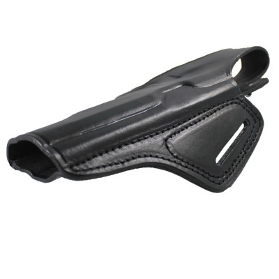 Deri OWB Tabanca Kılıfı | Bel Dışı Taşıma Deri Silah Kılıfı Siyah