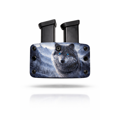 Kydex 9 mm Çiftli Şarjör Kılıfı ARTWORK | Dayanıklı ve Hızlı Taşıma