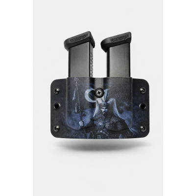 Kydex 9 mm Çiftli Şarjör Kılıfı ARTWORK | Dayanıklı ve Hızlı Taşıma