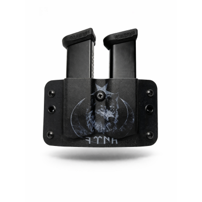 Kydex 9 mm Çiftli Şarjör Kılıfı ARTWORK | Dayanıklı ve Hızlı Taşıma
