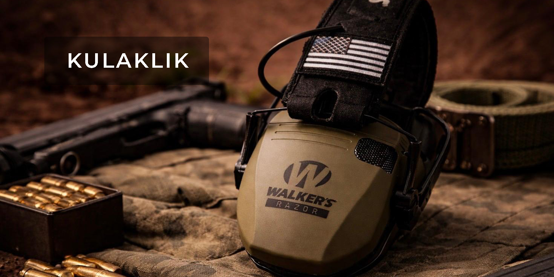 Walker’s Razor taktik kulaklık atış ve outdoor kullanımı