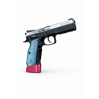 Mega +5 Alüminyum Şarjör Uzatma Kapağı- Pembe