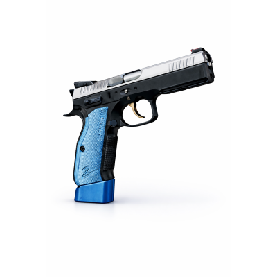 Mega +5 Alüminyum Şarjör Uzatma Kapağı- Mavi