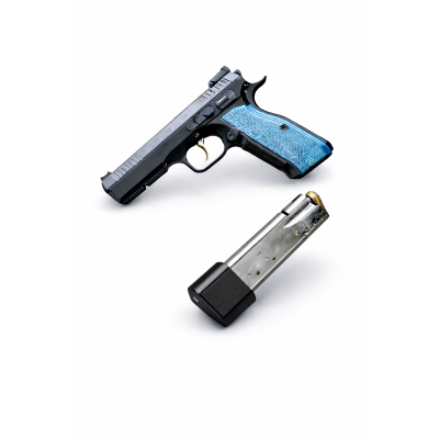 Mega +5 Alüminyum Şarjör Uzatma Kapağı- Siyah