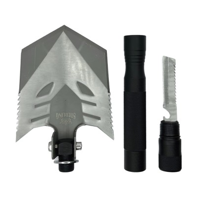 Çok Amaçlı Kamp Kürek Seti Çelik Başlıklı Modüler Outdoor Araç Seti