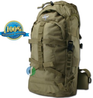 Savage Ventura 60 Litre | Dayanıklı 60L Kamp & Trekking Sırt Çantası Kum 