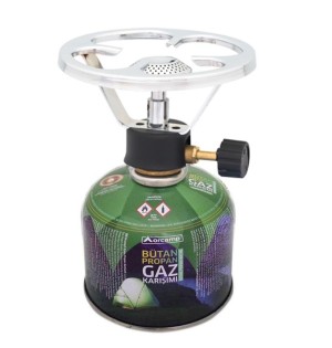 Taşınabilir Mini Kamp Ocağı – Kartuş Bağlantılı