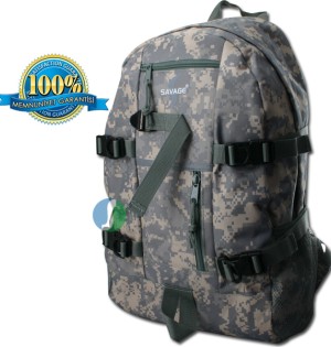 Savage Ventura 40 Litre | Dayanıklı 40L Outdoor & Trekking Sırt Çantası Gri Dijital Kamuflaj