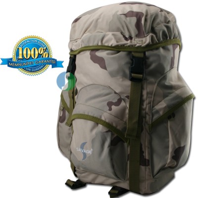 Savage Ventura 35 Litre | Hafif & Dayanıklı 35L Outdoor Sırt Çantası Çöl Kamuflaj