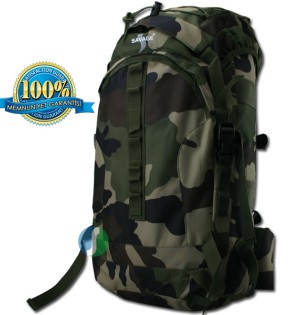 Savage Ventura 60 Litre | Dayanıklı 60L Kamp & Trekking Sırt Çantası Kamuflaj 