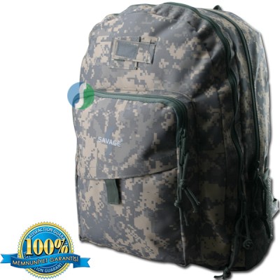 Savage Ventura 30 Litre | Hafif & Dayanıklı 30L Outdoor Sırt Çantası Gri Dijital Kamuflaj 