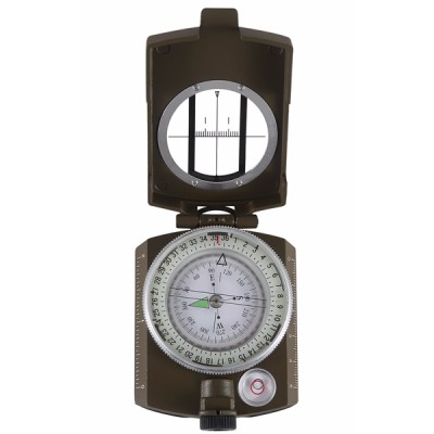 Profesyonel Askeri Tip Fosforlu Harita Pusulası – Katlanabilir Metal Gövde