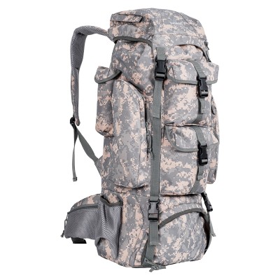 Savage 110 LT Ventura | Ekstra Geniş 110 Litre Trekking & Kamp Çantası Gri Dijital Kamuflaj 
