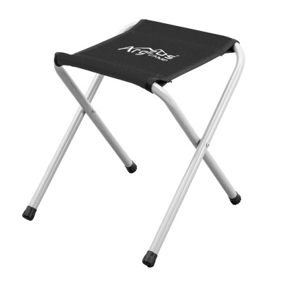 Katlanabilir Kamp Taburesi Siyah Hafif Taşınabilir