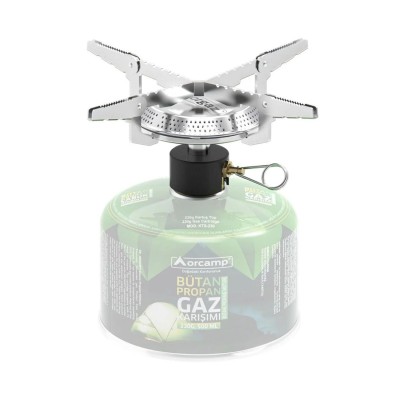 Vidalı Kartuş Uyumlu Portatif Kamp Ocağı | Hafif ve Dayanıklı Pişirme Çözümü