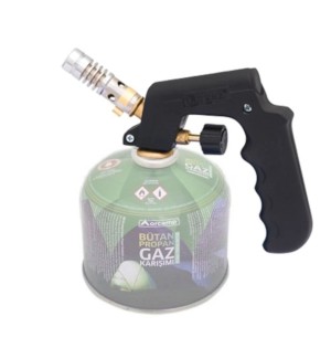 Kamp Kartuş Tüplü Tabanca Tipi Pürmüz Başlığı – Ayarlanabilir Alev